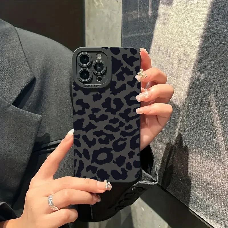 Leopard Design Camera Lens Phone Protective Phone Case For iPhone 15 Cases iPhone 14 13 12 11 Pro Max XS XR X 7 8 Plus 15 Cover