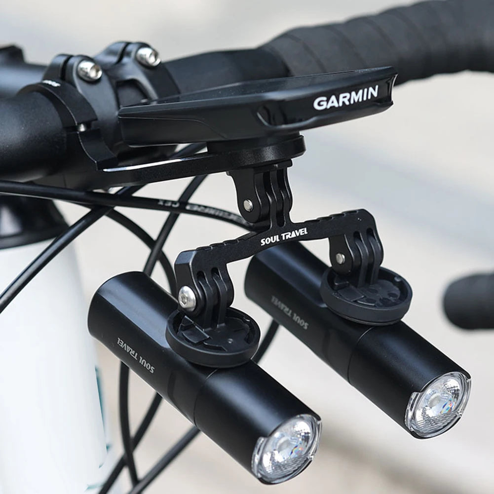 Bike Camera Mount Bridge Adapter For-GoPro Bicycle Light Bracket Holder Headlight Support Stand Bike Accessories