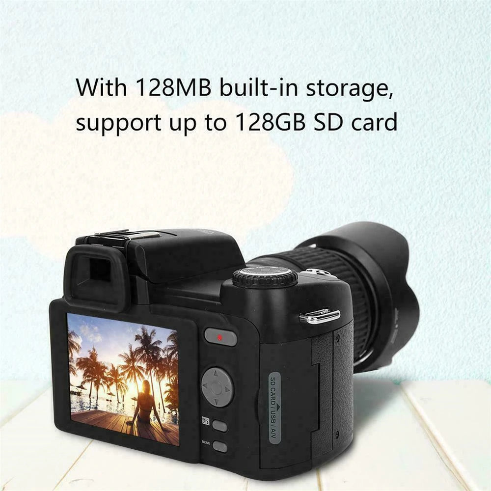 Digital Video Camcorder 24X Optical Zoom DSLR Camera For Photography Auto Focus 33MP Three Lens 1080P HD Outdoor Digital Cameras