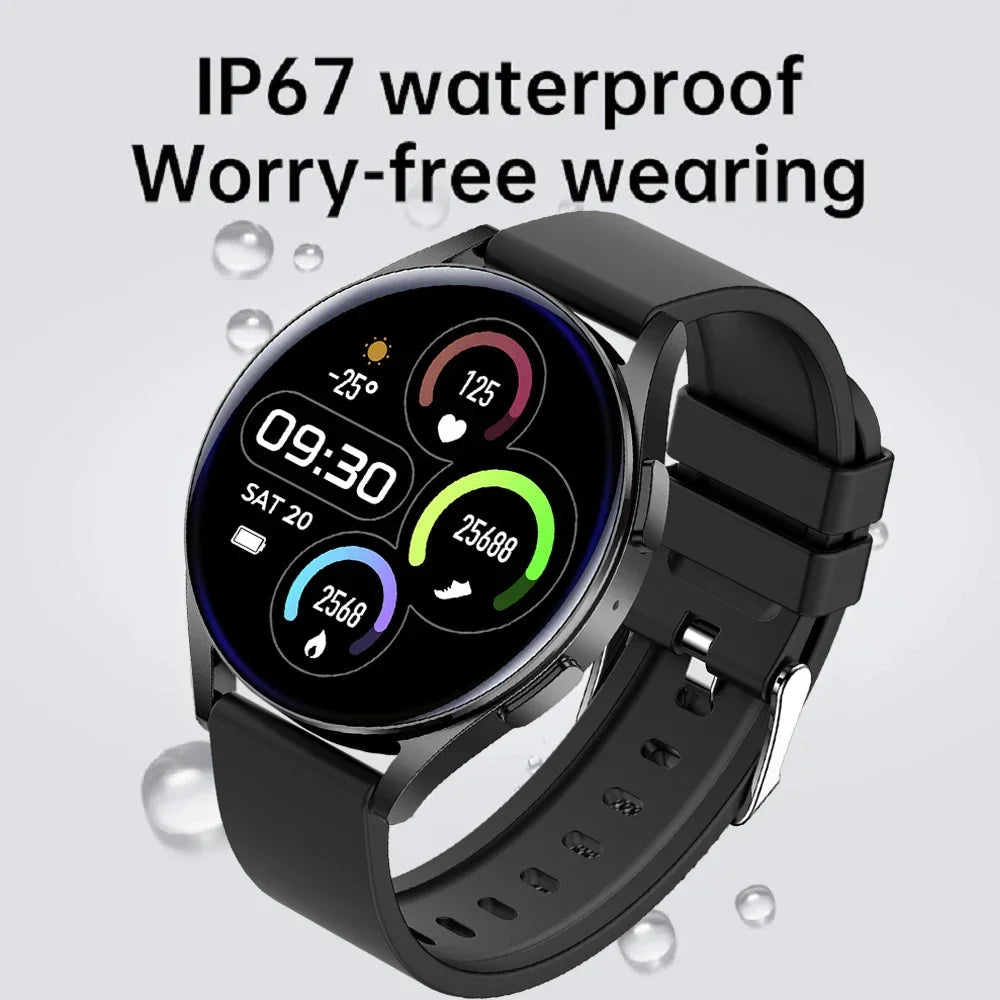 New Smartwatch for Men HD Full Touch Blood Pressure Blood Oxygen Bluetooth Call Sports Smart Watch Men Women For Android IOS