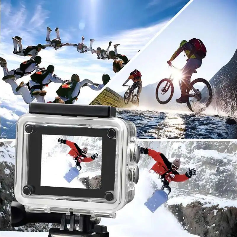 Action Camera 4k30fps Wifi anti-shake Waterproof  Outdoor Subminiature Mini Stabilized Bicycle Cam Camera Motorcycle Helmet