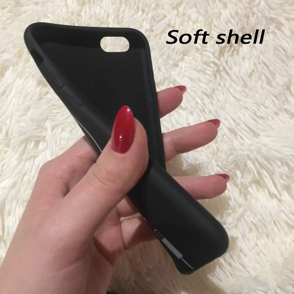 Custom Personalized Transparent Phone Case For IPhone 14 13 11 12 15 Pro MAX 6s 7 8Plus X XR Black Soft Case Design Picture DIY